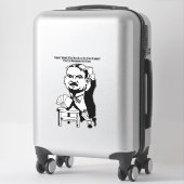 Typ spielen Poker Casino sucker zitiert Kunst Aufkleber (Koffer)