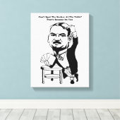 Typ spielen Poker Casino sucker zitiert Kunst Leinwanddruck (Insitu (Holzboden))