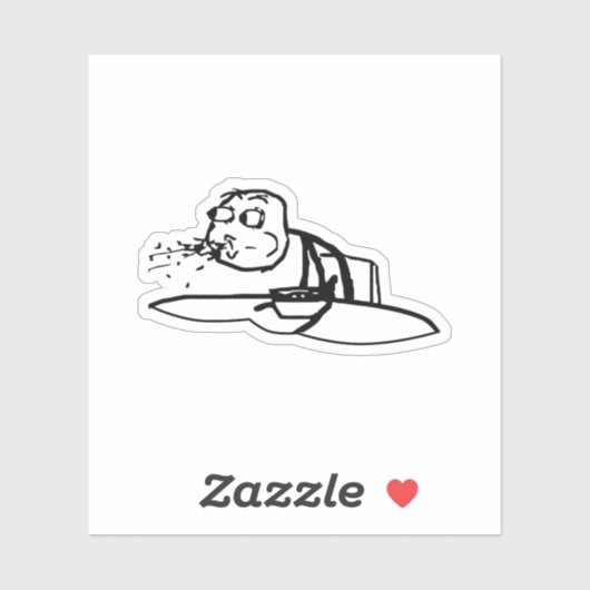 Typ Spitzmehl Aufkleber (Blatt)