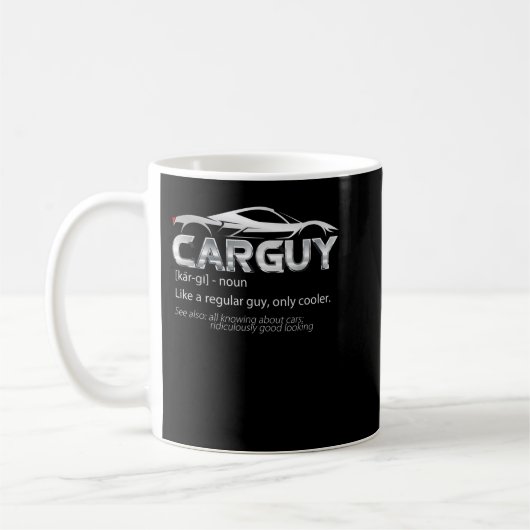 Typ Sport Auto Lover Witziges Fahrzeug Kaffeetasse (Links)