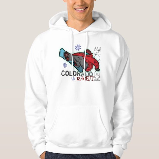 Typ-Trapezfehlercoloradosnowboarder Hoodie (Vorderseite)
