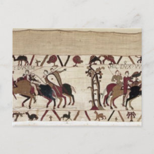 Typ trifft Harold auf Duke William bei Eu Postkarte