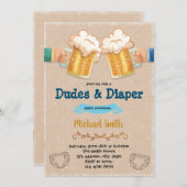 Typ und Party Einladung (Vorne/Hinten)