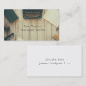 Typ und Schreibtisch II Visitenkarte (Vorne/Hinten)