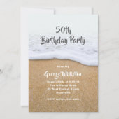 Typ unter dem Motto "Beach Themed Party - Einladun Einladung (Vorderseite)