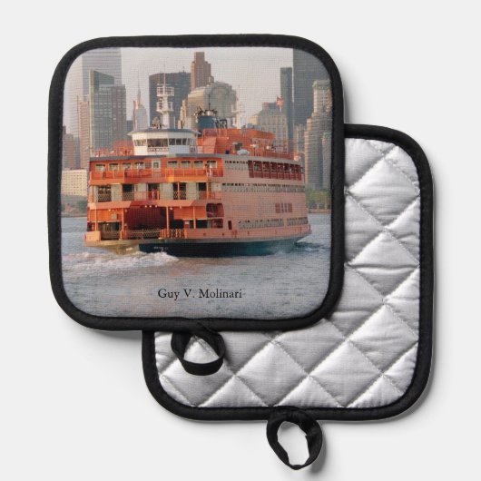 Typ V, Besitzer des Molinari Potts Topflappen (Vorderseite/Rückseite)