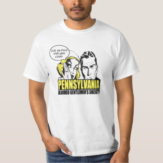 Typ wachsen einen Bart T-Shirt