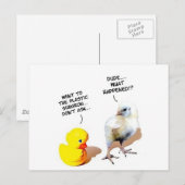 Typ, was passiert ist postkarte (Vorne/Hinten)