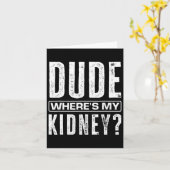 Typ Wo ist mein Nierenspass? Gut Operation Niere Karte (Gelbe Blume)