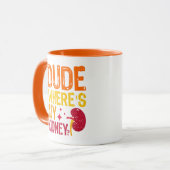 Typ Wo ist meine Nierentransplantation Cool Tasse (Vorderseite Links)