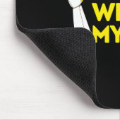Typ, wo meine Arm-Amputierte-Behinderung-Bewusstse Mousepad (Ecke)