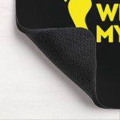 Typ, wo meine Zehen-Amputierungen sind Mousepad (Ecke)