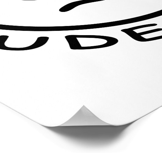 Typ WTF Smilie Poster (Ecke)