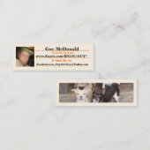 Typ - Zazzle.com/Big1011Guy*-Geschäfts-Karte Mini Visitenkarte (Vorne/Hinten)