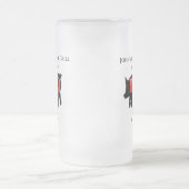 Typ Zuhause Backyard Grillbierhandgriff Mattglas Bierglas (Mittel)