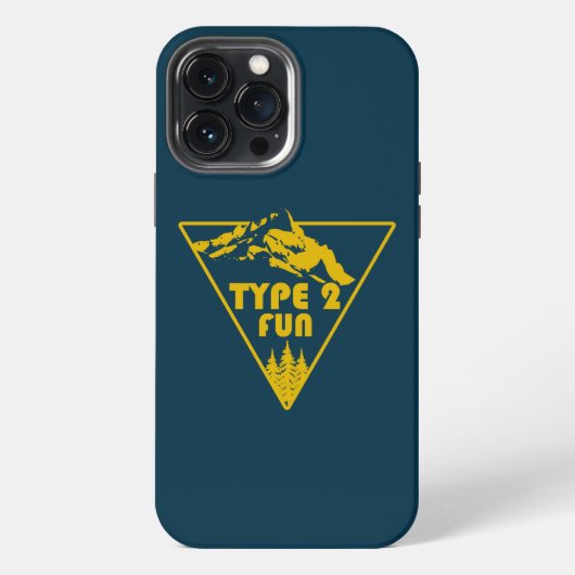 Type 2 Fun Berge iPhone Hülle (Rückseite)