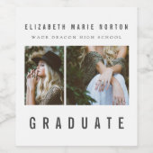 Type Abschluss Multi-Foto Weinetikett (Einzelnes Label)