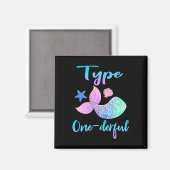 Type Onederful Typ-1-Diabetes-Bekleidung  Magnet (Vorderseite/Rückseite)