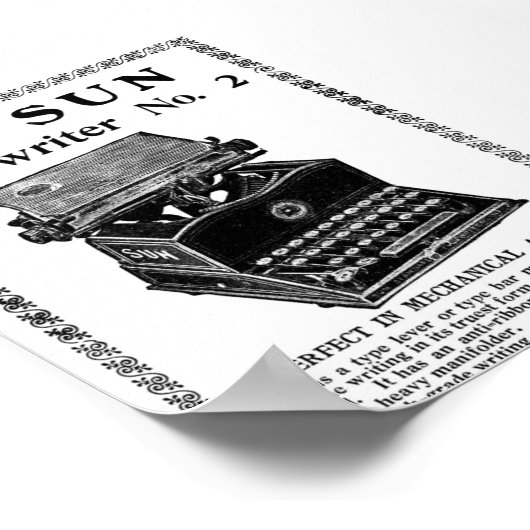 TYPE-SCHREIBER POSTER (Ecke)