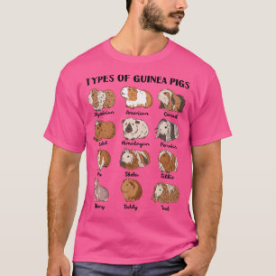 Typen der Guinea Schweine Bildung Niedlich C T-Shirt