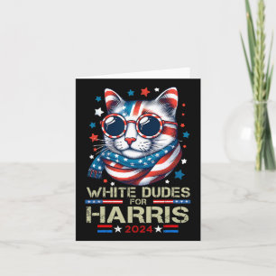 Typen für Kamala Harris Kinderlose Katze Lady für  Karte