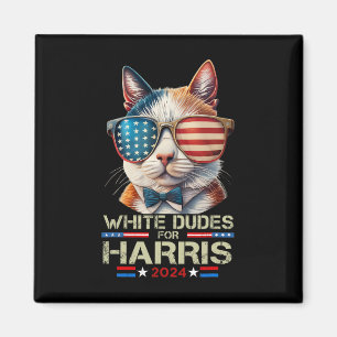 Typen für Kamala Harris Kinderlose Katze Lady für  Magnet