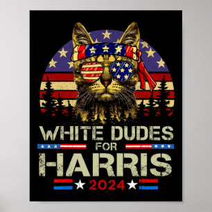 Typen für Kamala Harris Kinderlose Katzenlady für Poster
