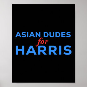 Typen für Kamala Harris US-Präsident 2024 USA  Poster