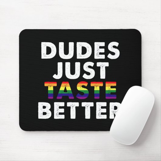 Typen probieren nur bessere Gay Pride Geschenke Id Mousepad (Mit Mouse)