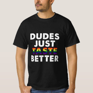 Typen schmecken einfach besser Gay Pride Geschenki T-Shirt