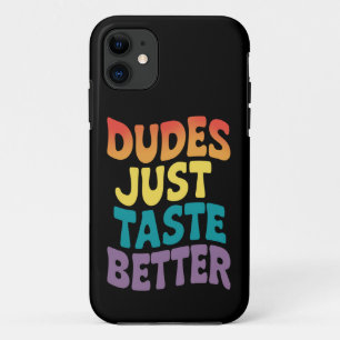 Typen schmecken einfach besser Gay Pride Vintage Case-Mate iPhone Hülle