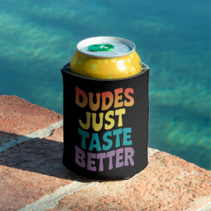 Typen schmecken einfach besser Gay Pride Vintage Dosenkühler