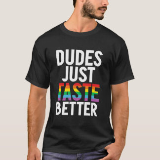 Typen schmecken einfach besser Gay T-Shirt