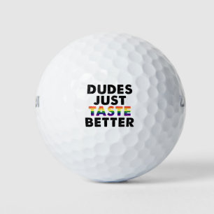 Typen schmecken einfach besser Geschenkidee zum sc Golfball