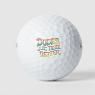 Typen schmecken einfach besser LGBT Gay Pride Mona Golfball