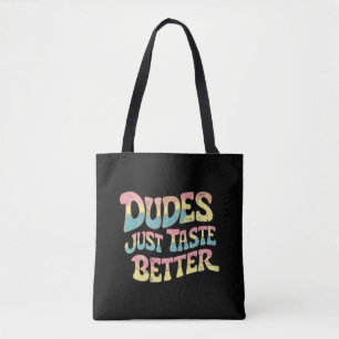 Typen schmecken einfach besser LGBT Gay Pride Mona Tasche