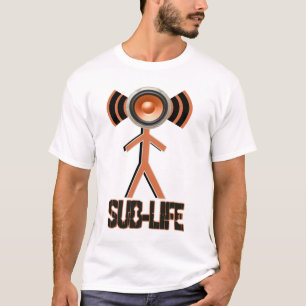 Typen sub Leben DUBSTEP 2-STEPP Vor-BASS-WOBBLE T-Shirt