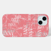 Typenbezeichnung Muster Pink Case-Mate iPhone Hülle (Rückseite (Horizontal))