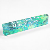 Typenschild "Deep Sea Acrylic Flow" Namensplakette