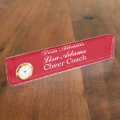 Typenschild für den benutzerdefinierten Uhrenschal Namensplakette (Seite)