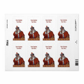 Typenschilder des Gangsta Santa (Vorne)