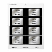 Typenschilder für Metall (Vorne)