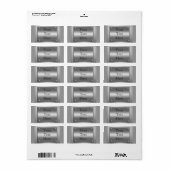 Typenschilder für Metall Adressaufkleber (Vorne)