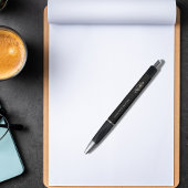 Typenschrift für schwarzes Gold Kugelschreiber