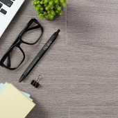 Typenschrift für schwarzes Gold Kugelschreiber