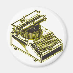 Typenschriftmaschine - Patentdarstellung Magnet