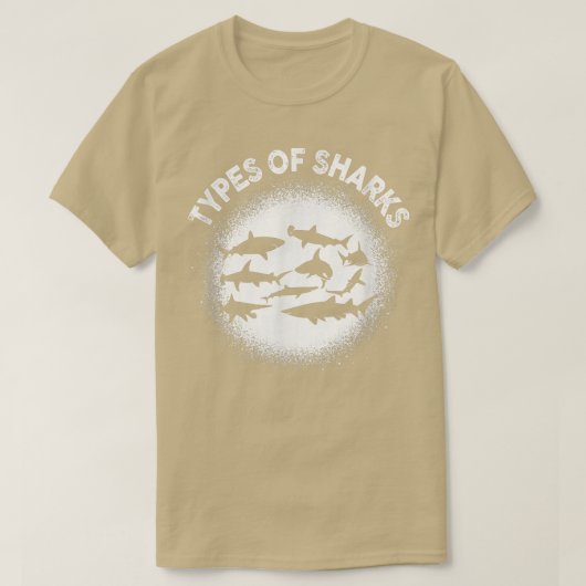 Types Of Sharks T-Shirt (Design vorne)