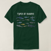 Types Of Sharks T-Shirt (Design vorne)