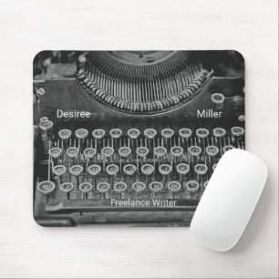 Typewriter Freelance Writer Vintage Mousepad