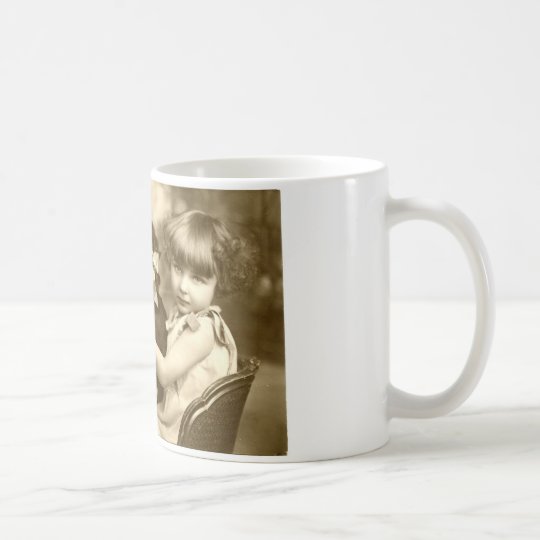 Typewriter girl kaffeetasse